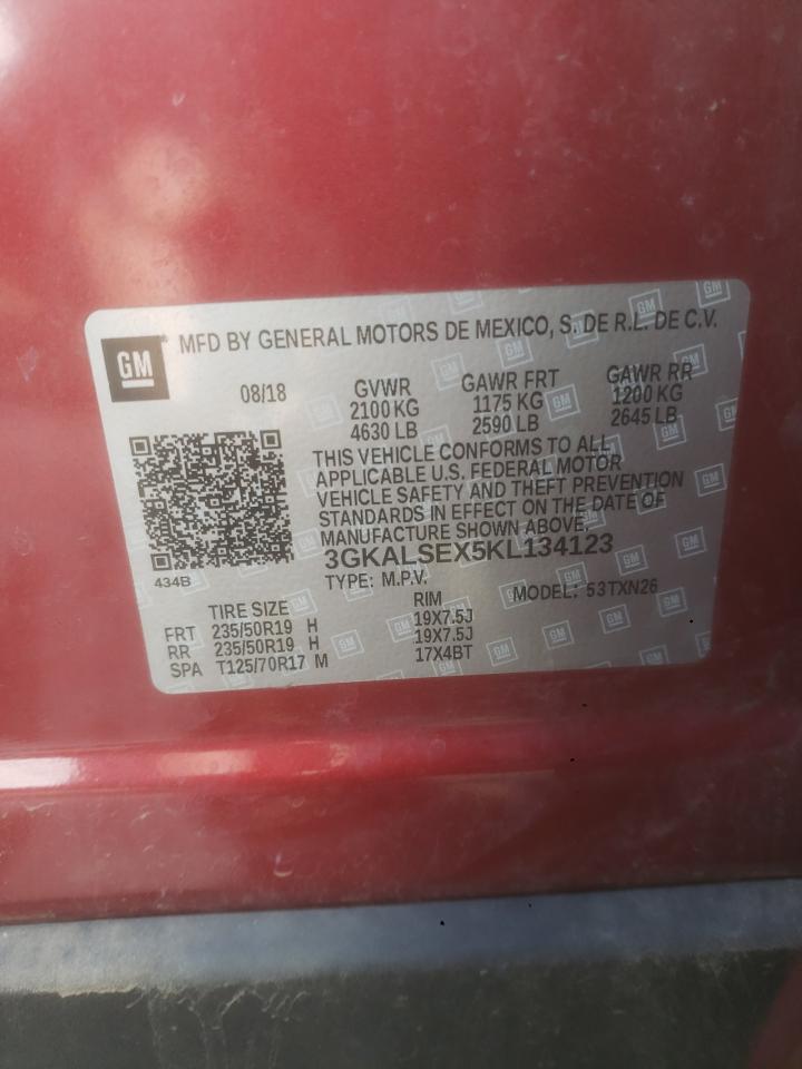 Photo 10 from auction – 2019 GMC TERRAIN DE with VIN 3GKALSEX5KL134123