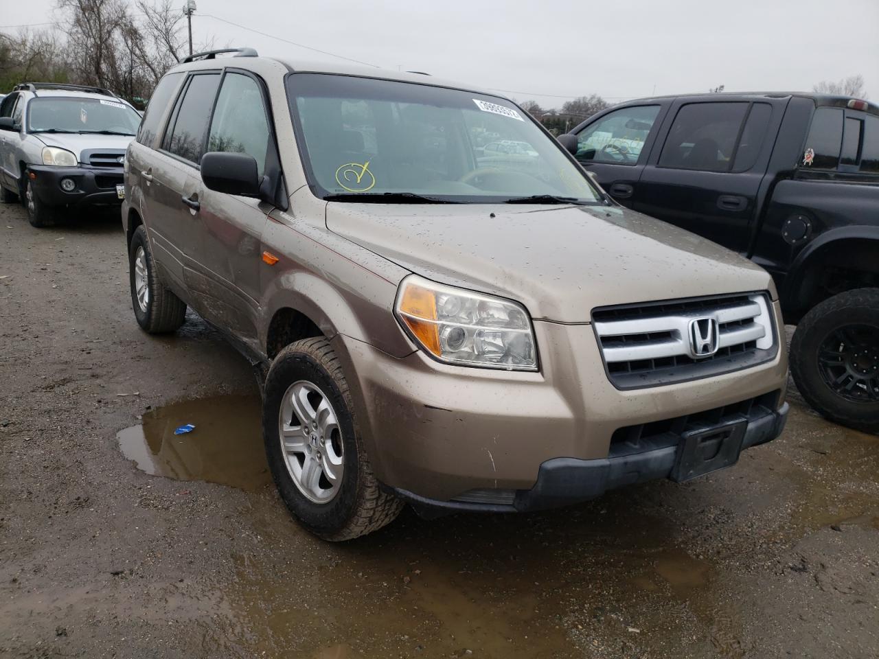 Photo 9 from auction – 2008 HONDA PILOT VP with VIN 5FNYF28258B018607