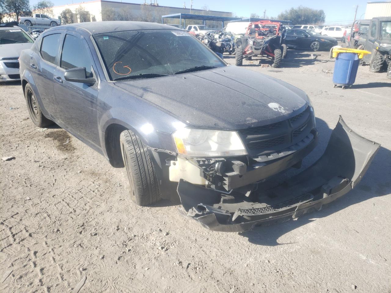 DODGE AVENGER SE 2014 with VIN 1C3CDZAB5EN217564 - Photo from auction