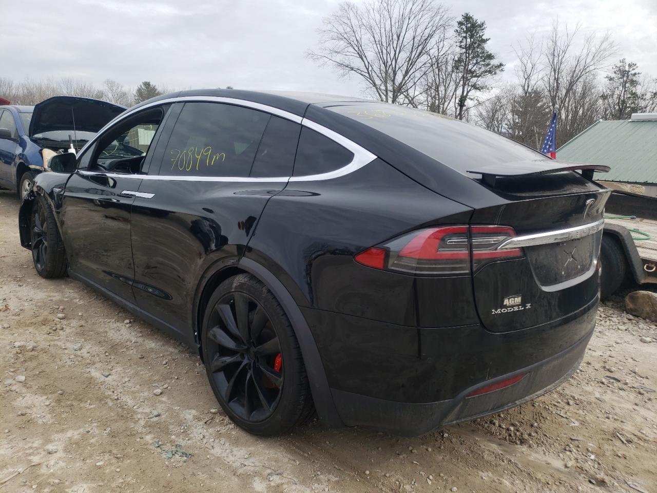 Photo 3 from auction – 2016 TESLA MODEL X with VIN 5YJXCAE47GF015081