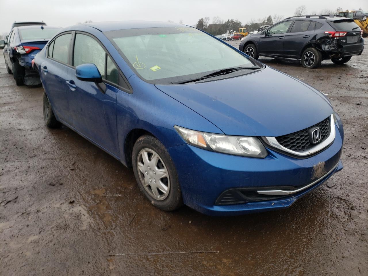 HONDA CIVIC LX 2013 with VIN 19XFB2F59DE051805 - Photo from auction