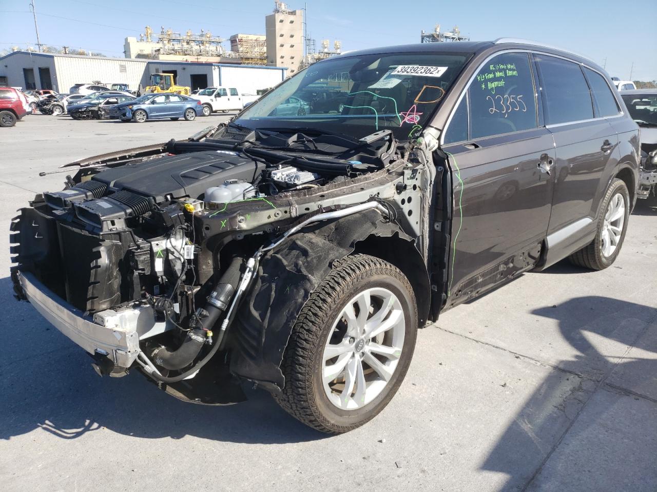Photo 2 from auction – 2019 AUDI Q7 PREMIUM with VIN WA1AHAF76KD028642