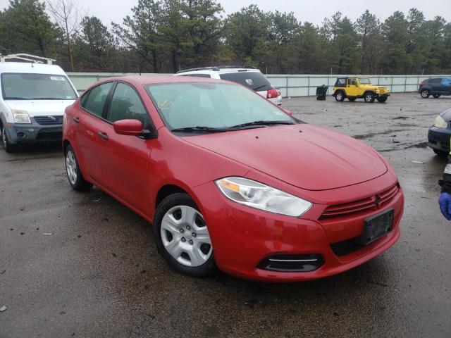 DODGE DART SE 2013 with VIN 1C3CDFAA1DD147376 - Photo from auction