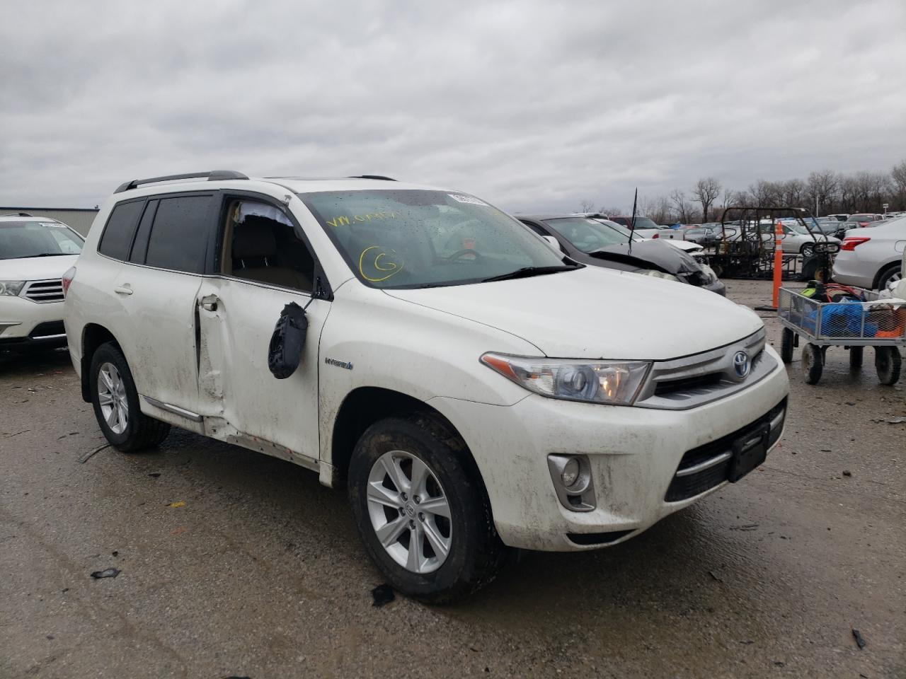 TOYOTA HIGHLANDER 2013 with VIN JTEBC3EH2D2019171 - Photo from auction
