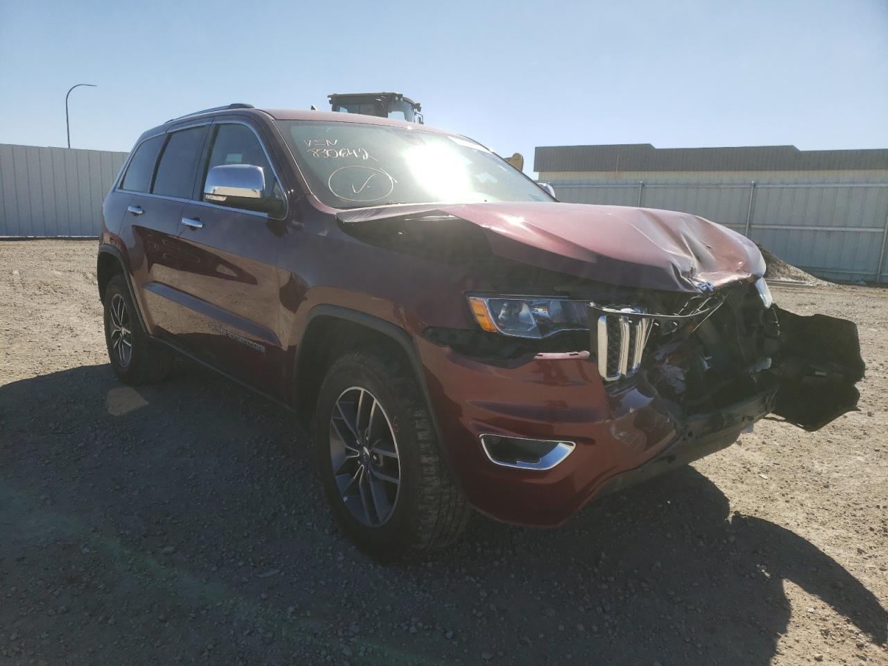 Photo 1 from auction – 2017 JEEP GRAND CHER with VIN 1C4RJFBG8HC830642