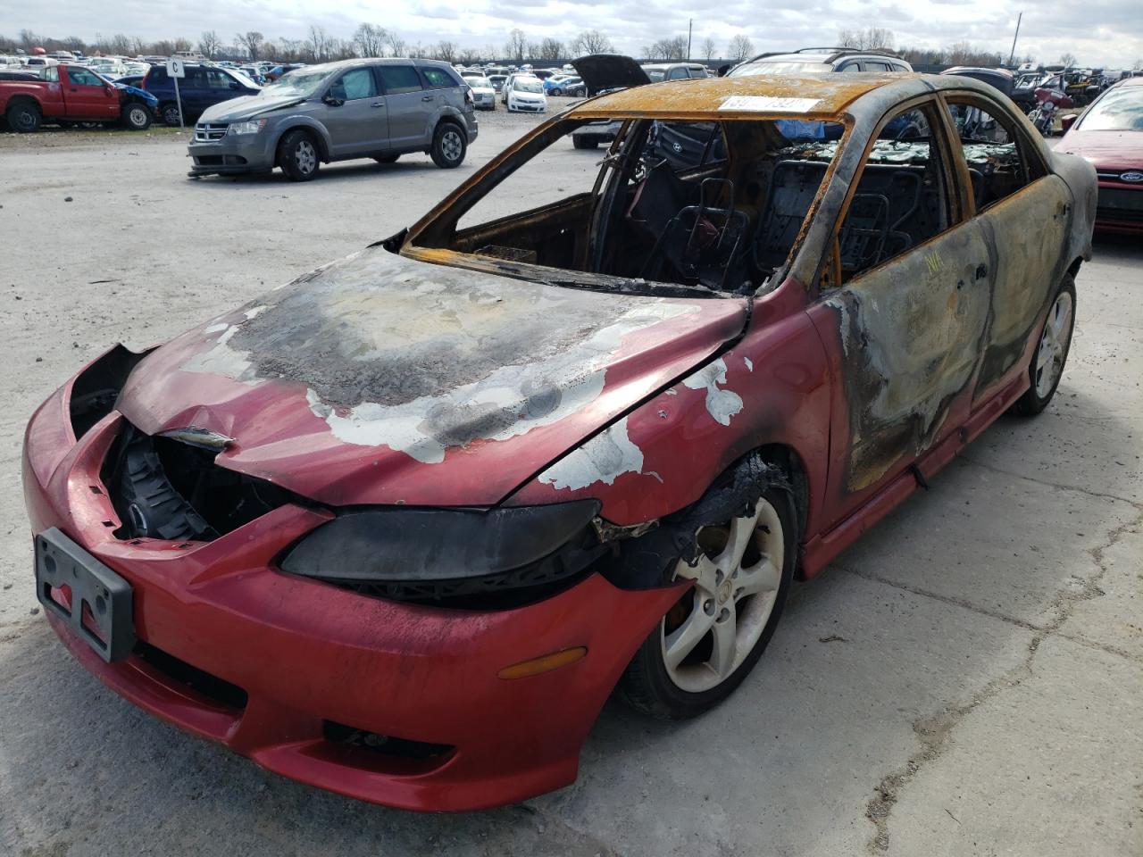 Photo 2 from auction – 2004 MAZDA 6 I with VIN 1YVFP80C145N08575