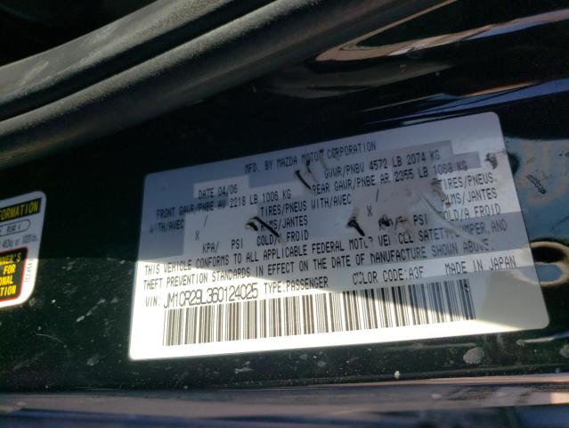 Photo 10 from auction – 2006 MAZDA 5 with VIN JM1CR29L360124025