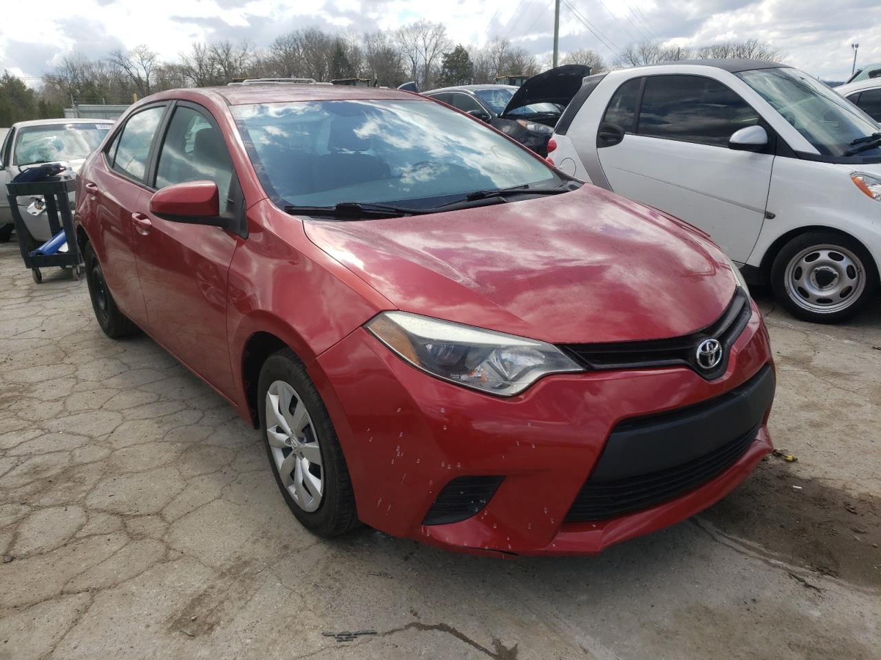 TOYOTA COROLLA L 2014 with VIN 5YFBURHE9EP072555 - Photo from auction