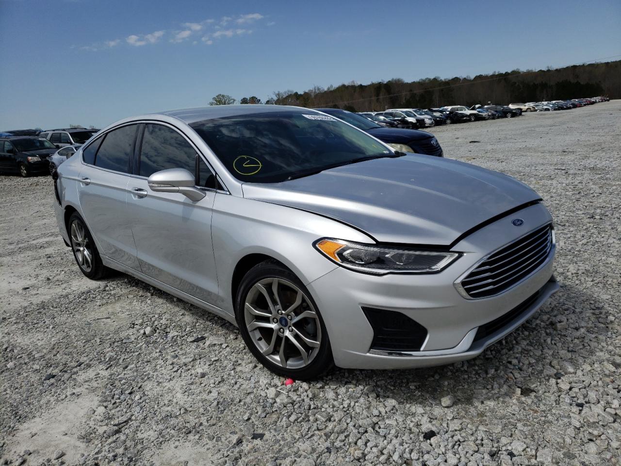 FORD FUSION SEL 2019 with VIN 3FA6P0CD8KR138320 - Photo from auction