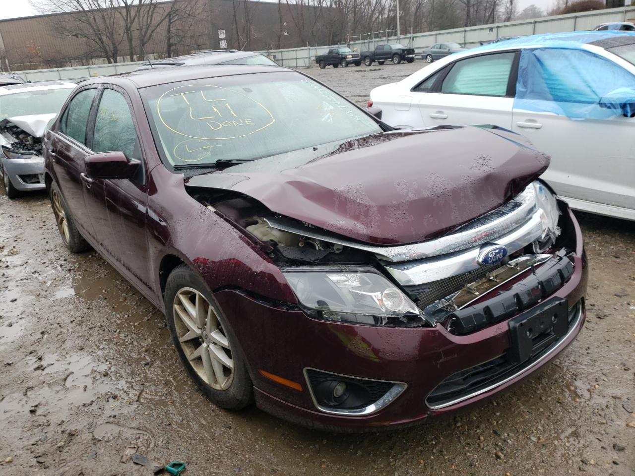 FORD FUSION SEL 2011 with VIN 3FAHP0JA4BR307752 - Photo from auction