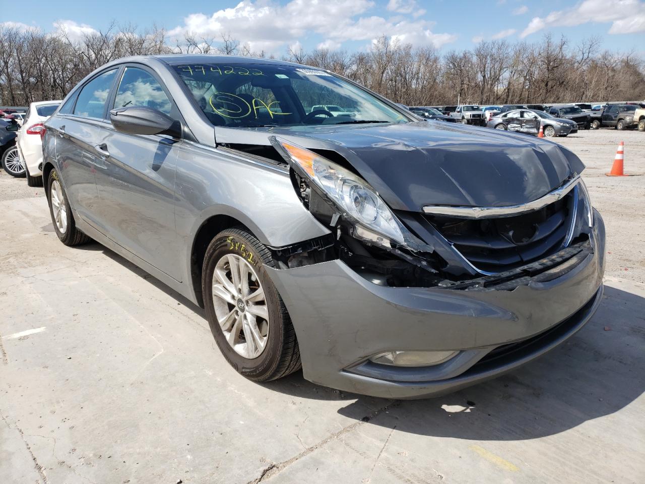 HYUNDAI SONATA GLS 2013 with VIN 5NPEB4AC5DH774222 - Photo from auction