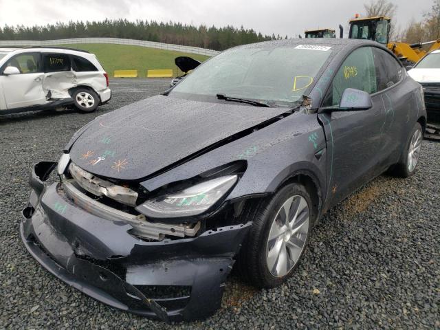 Photo 2 from auction – 2021 TESLA MODEL Y with VIN 5YJYGDEE5MF067209
