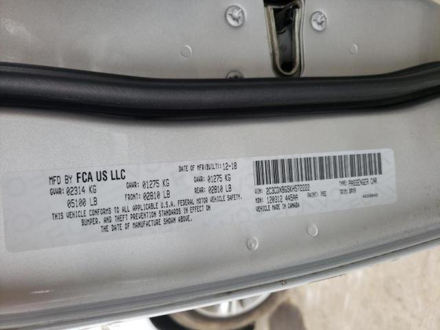 Photo 10 from auction – 2019 DODGE CHARGER SX with VIN 2C3CDXBG5KH572222