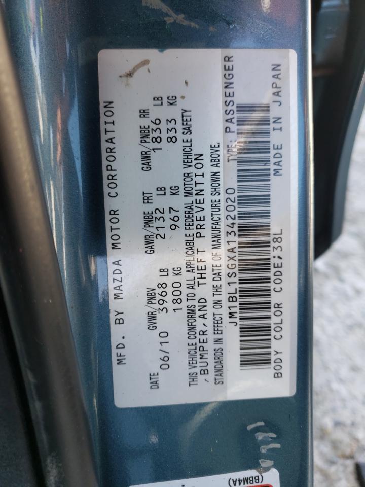 Photo 10 from auction – 2010 MAZDA 3 I with VIN JM1BL1SGXA1342020