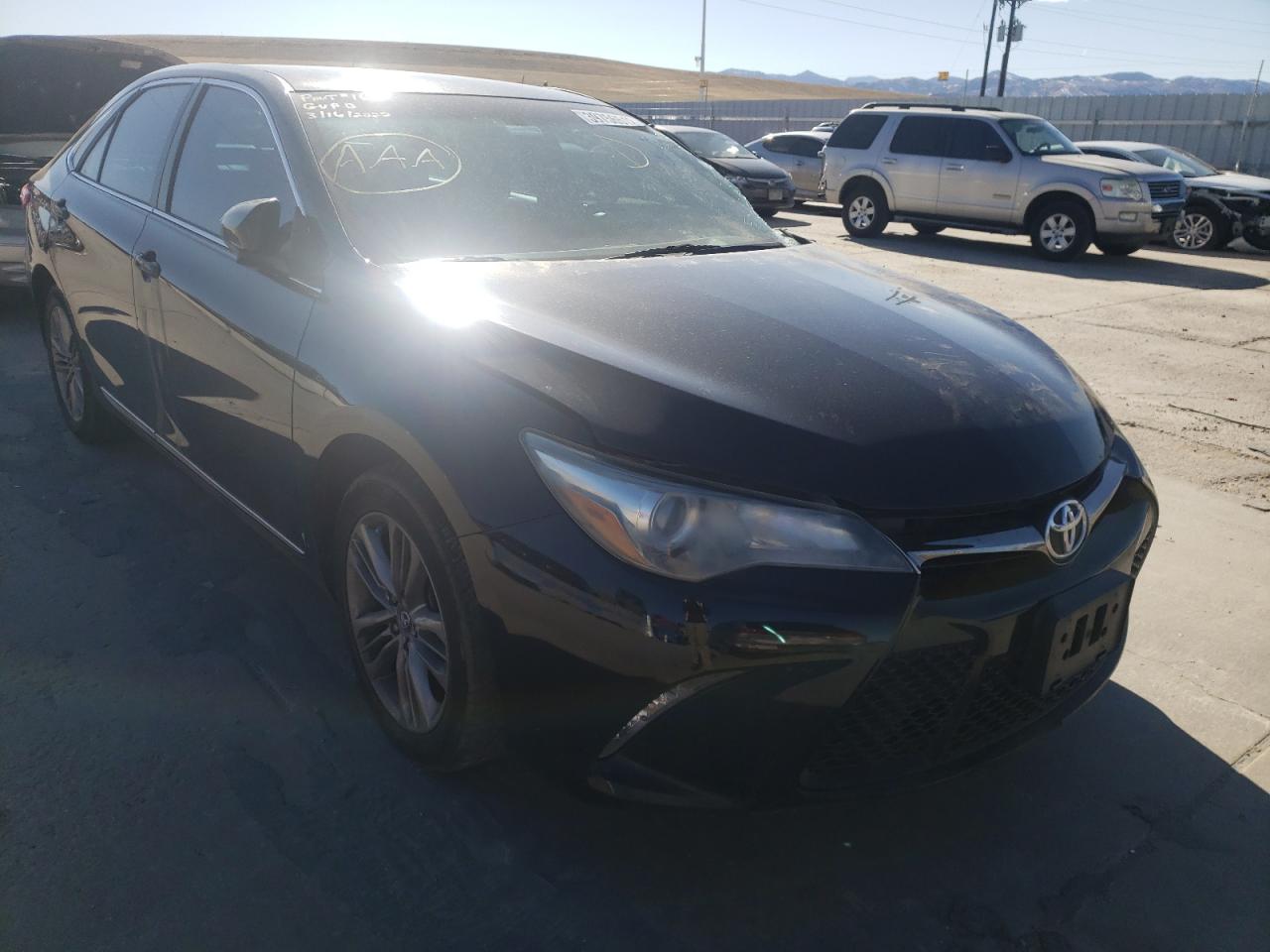 TOYOTA CAMRY LE 2016 with VIN 4T1BF1FK7GU222250 - Photo from auction