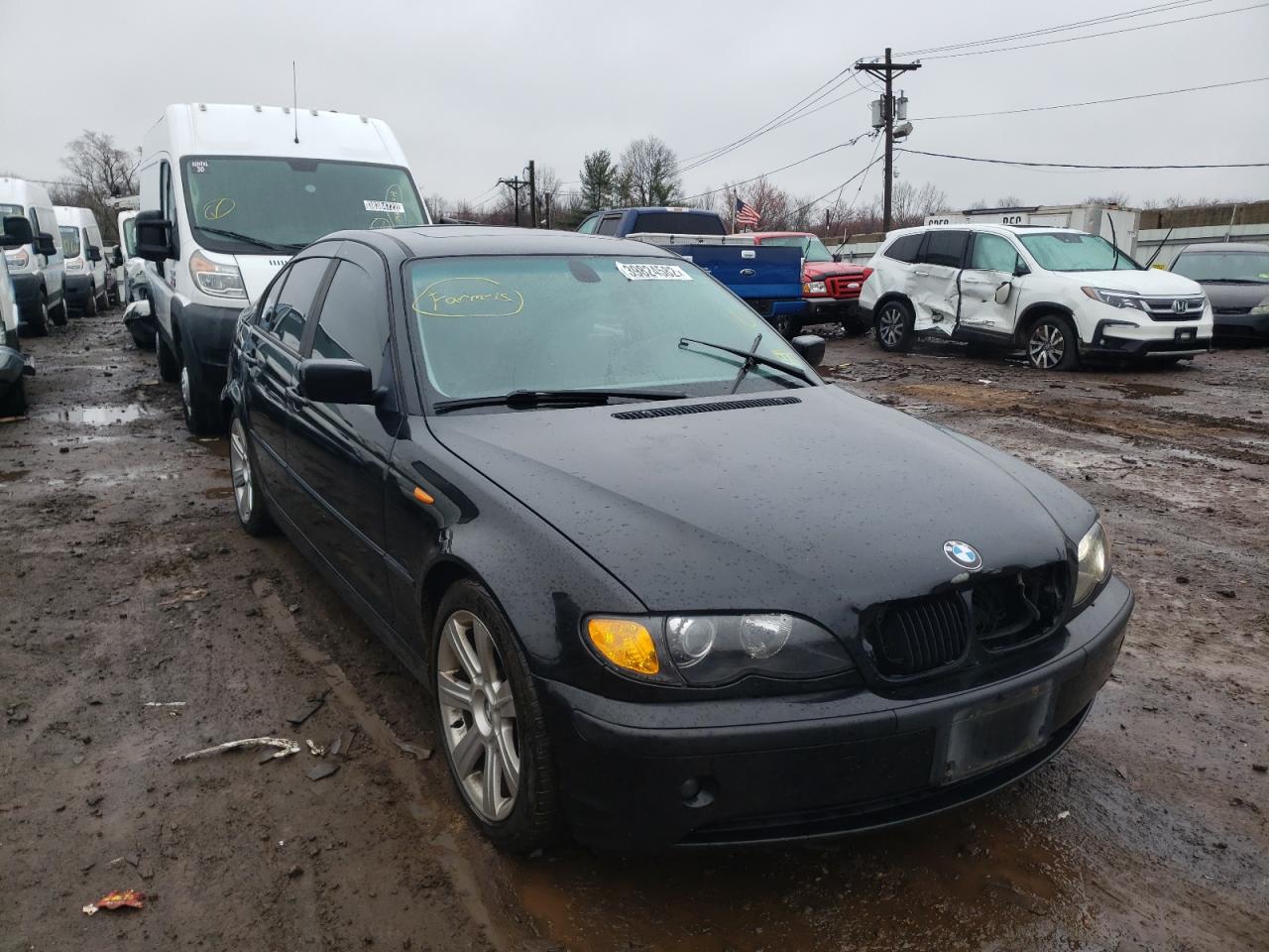 BMW 325 I 2003 with VIN WBAET37413NJ38416 - Photo from auction