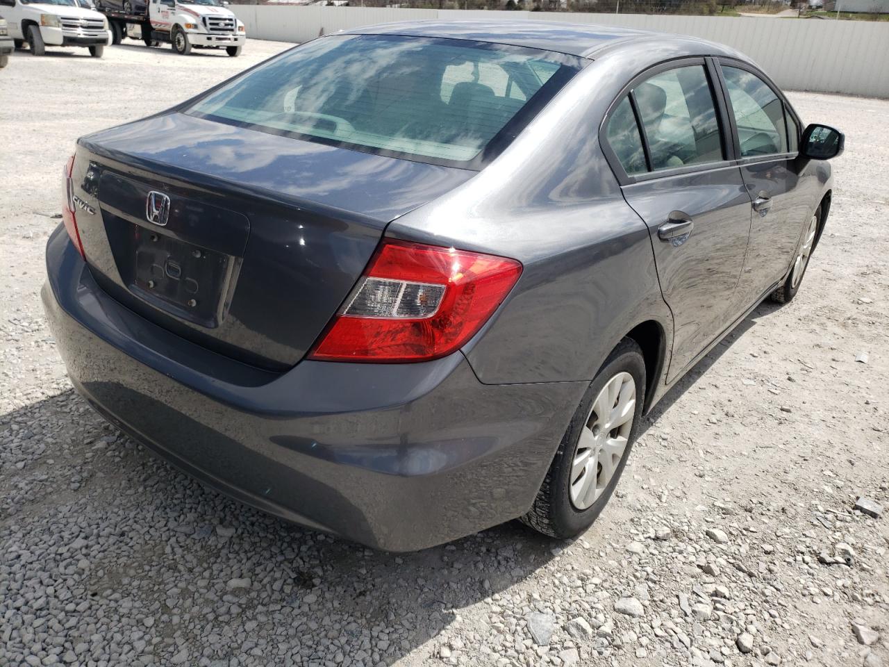 Photo 4 from auction – 2012 HONDA CIVIC LX with VIN 19XFB2F54CE072267