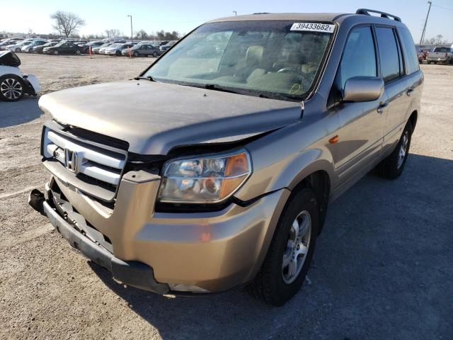 Photo 2 from auction – 2006 HONDA PILOT EX with VIN 2HKYF18596H555368
