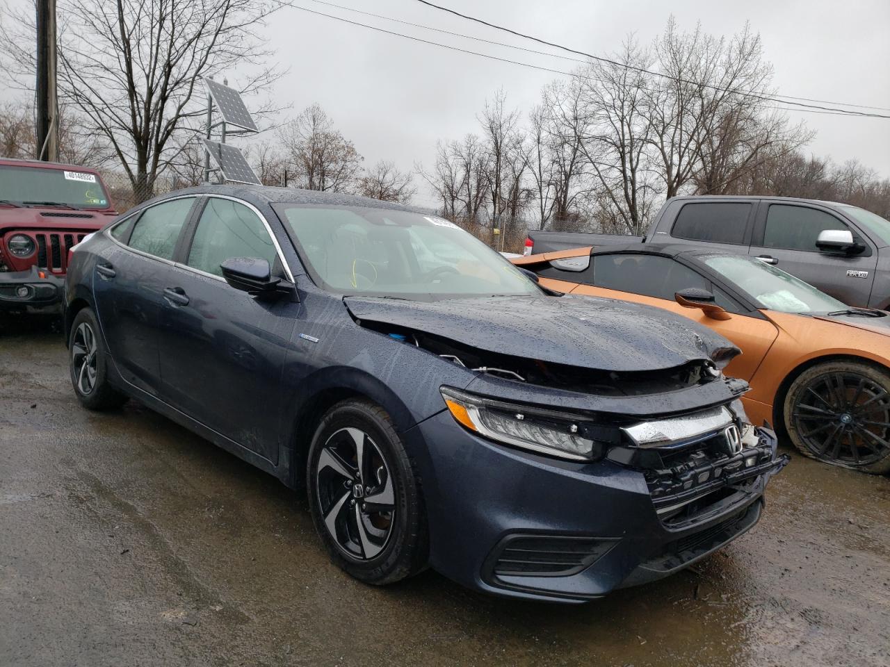 HONDA INSIGHT EX 2021 with VIN 19XZE4F59ME008615 - Photo from auction
