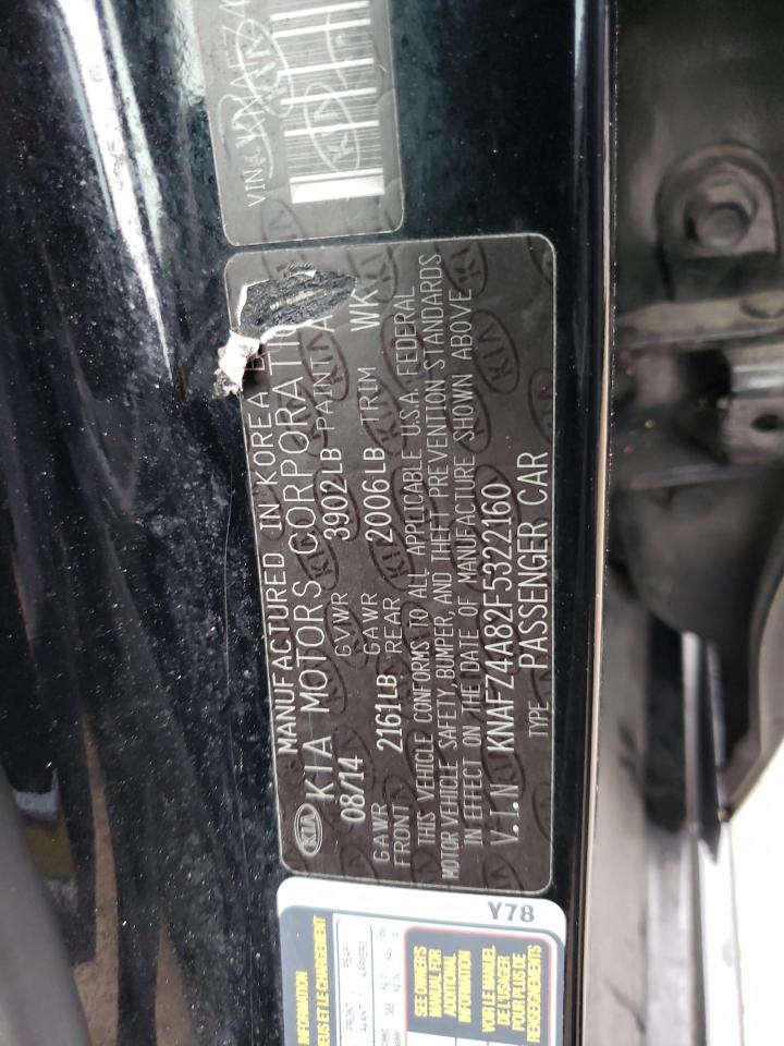 Photo 10 from auction – 2015 KIA FORTE EX with VIN KNAFZ4A82F5322160