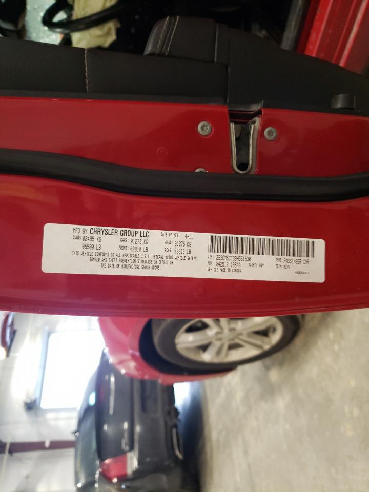 Photo 10 from auction – 2011 DODGE CHARGER R/ with VIN 2B3CM5CT3BH551530