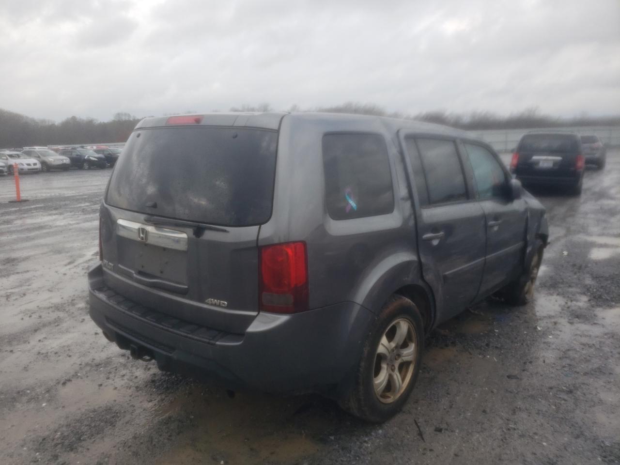 Photo 4 from auction – 2012 HONDA PILOT EXL with VIN 5FNYF4H59CB041984