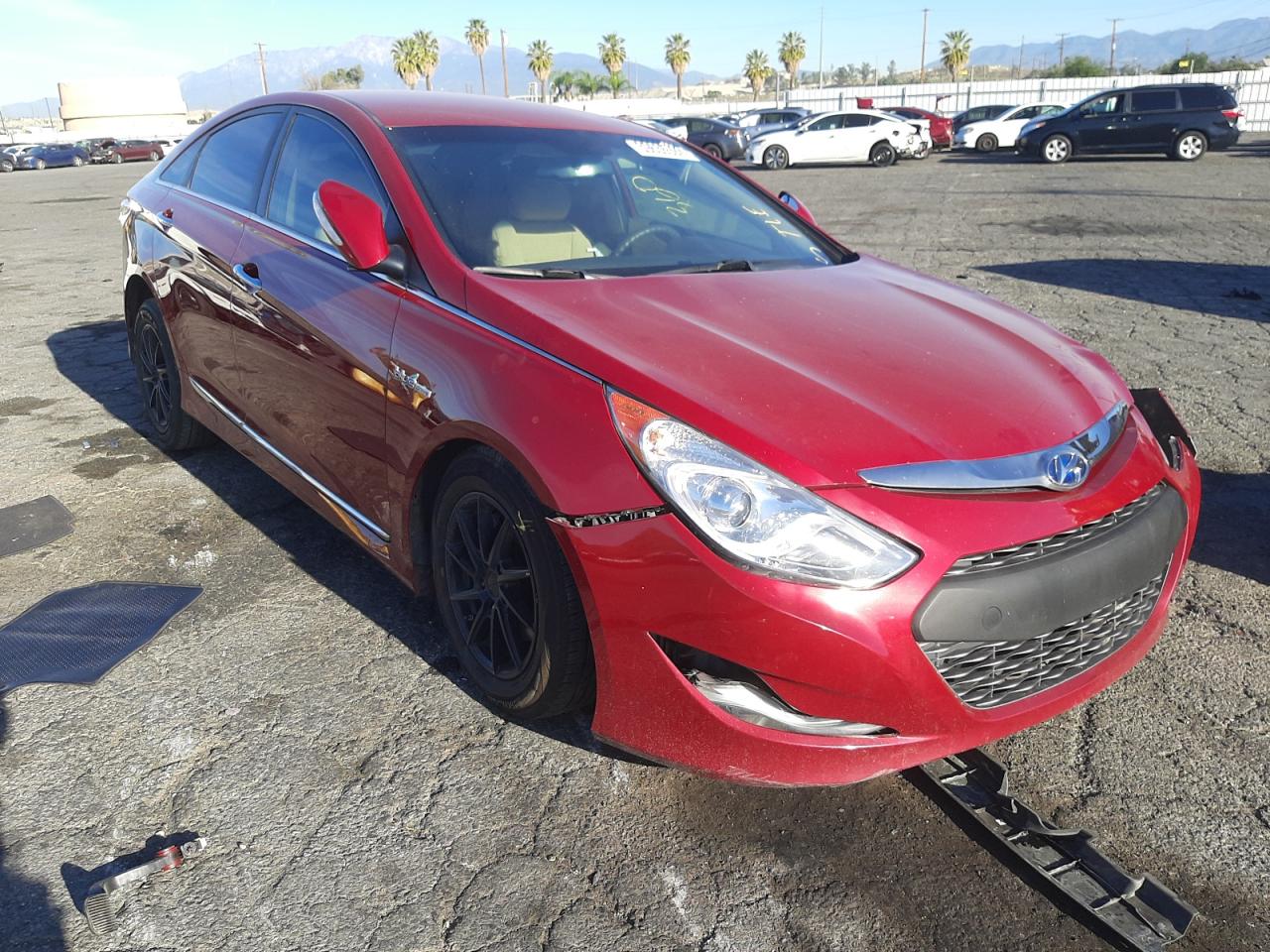 HYUNDAI SONATA HYB 2014 with VIN KMHEC4A40EA108475 - Photo from auction