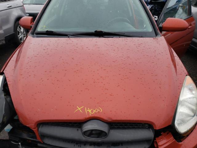 Photo 7 from auction – 2008 HYUNDAI ACCENT BAS with VIN KMHCN35C08U091449