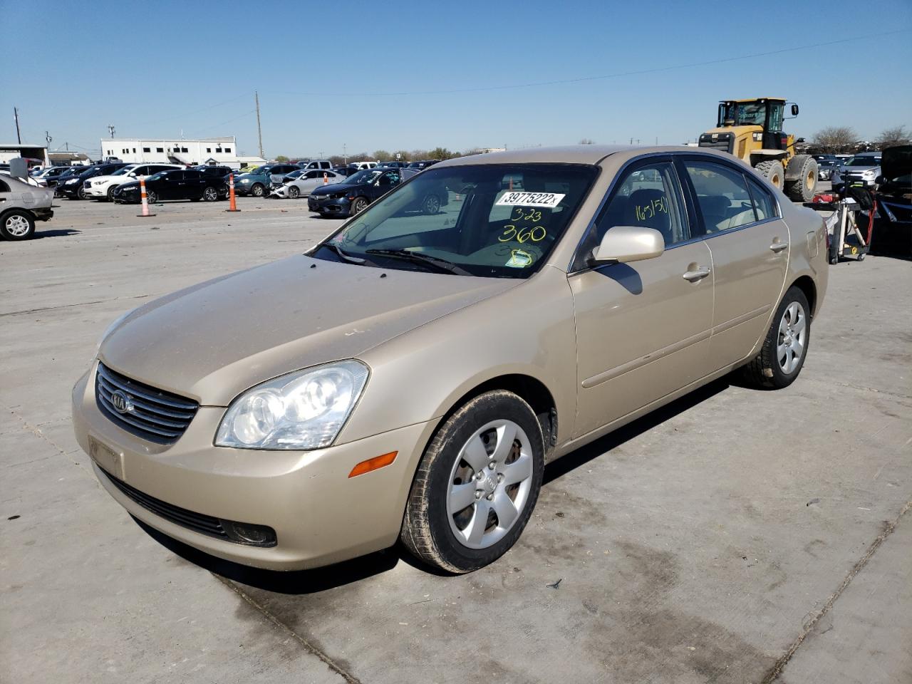 Photo 2 from auction – 2007 KIA OPTIMA LX with VIN KNAGE123675109831