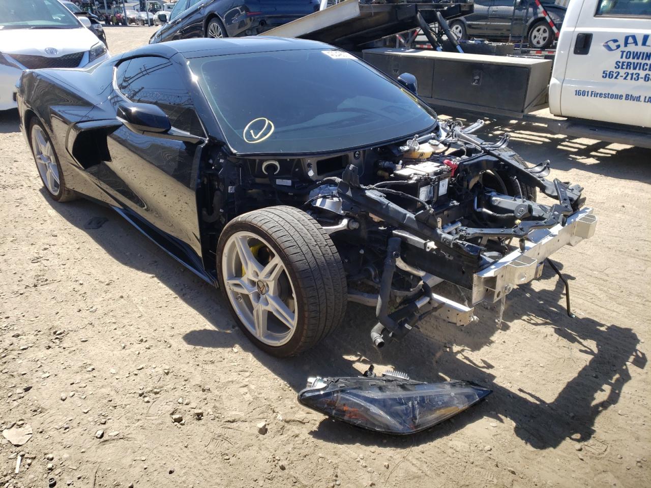 Photo 1 from auction – 2020 CHEVROLET CORVETTE S with VIN 1G1Y72D46L5114012