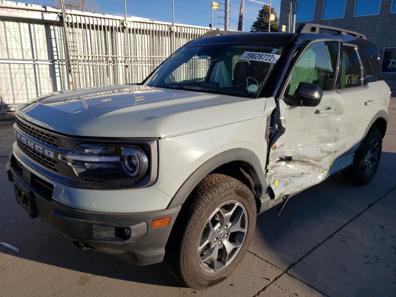 Photo 2 from auction – 2021 FORD BRONCO SPO with VIN 3FMCR9D95MRA77500