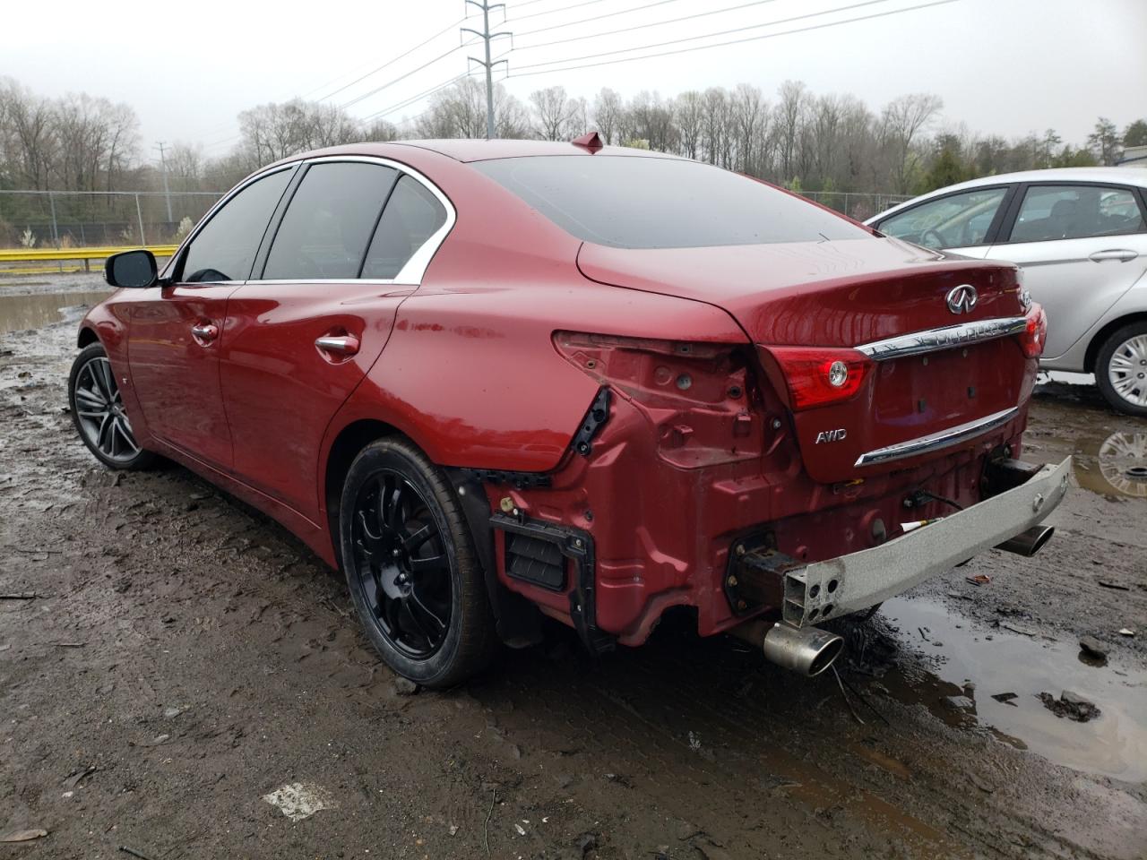 Photo 3 from auction – 2014 INFINITI Q50 BASE with VIN JN1BV7AR3EM689454