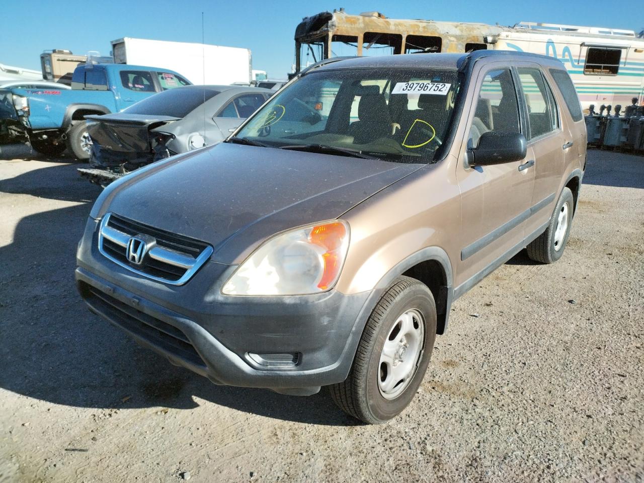 Photo 2 from auction – 2004 HONDA CR-V LX with VIN JHLRD78484C052401