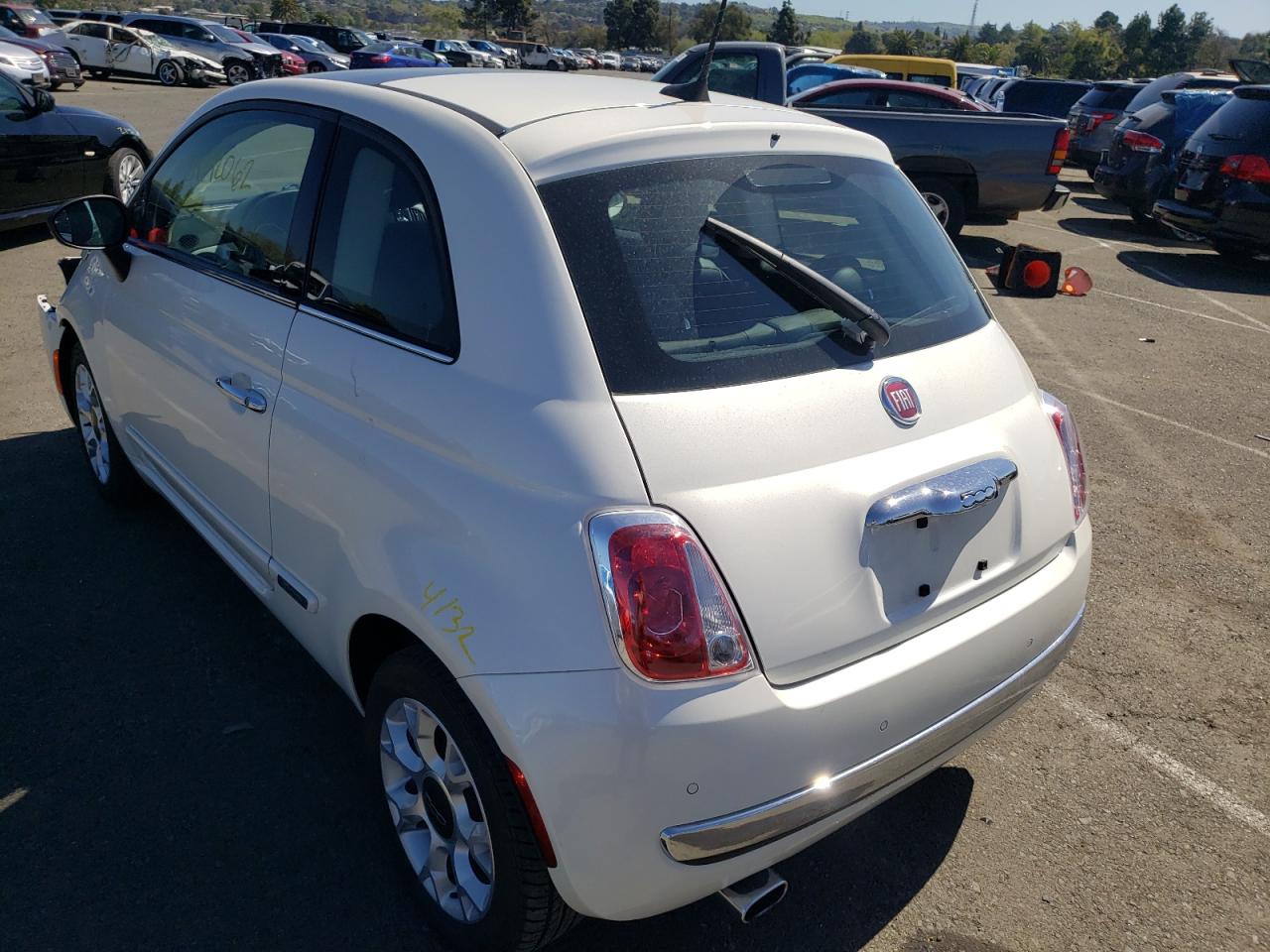 Photo 3 from auction – 2016 FIAT 500 LOUNGE with VIN 3C3CFFCR3GT134687