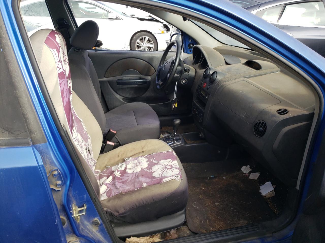Photo 5 from auction – 2006 CHEVROLET AVEO BASE with VIN KL1TD56636B543616