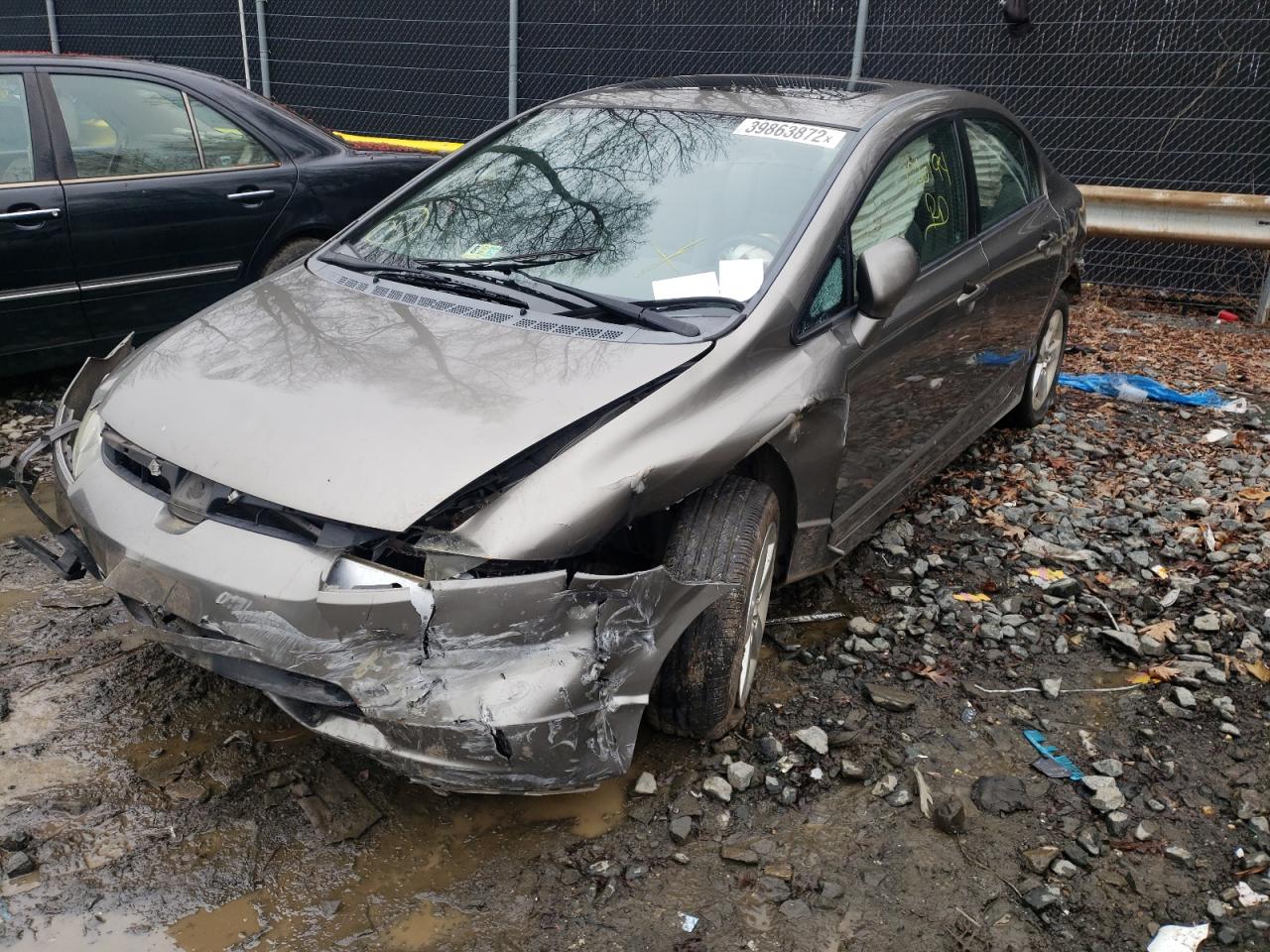 Photo 2 from auction – 2008 HONDA CIVIC EX with VIN 2HGFA158X8H351888