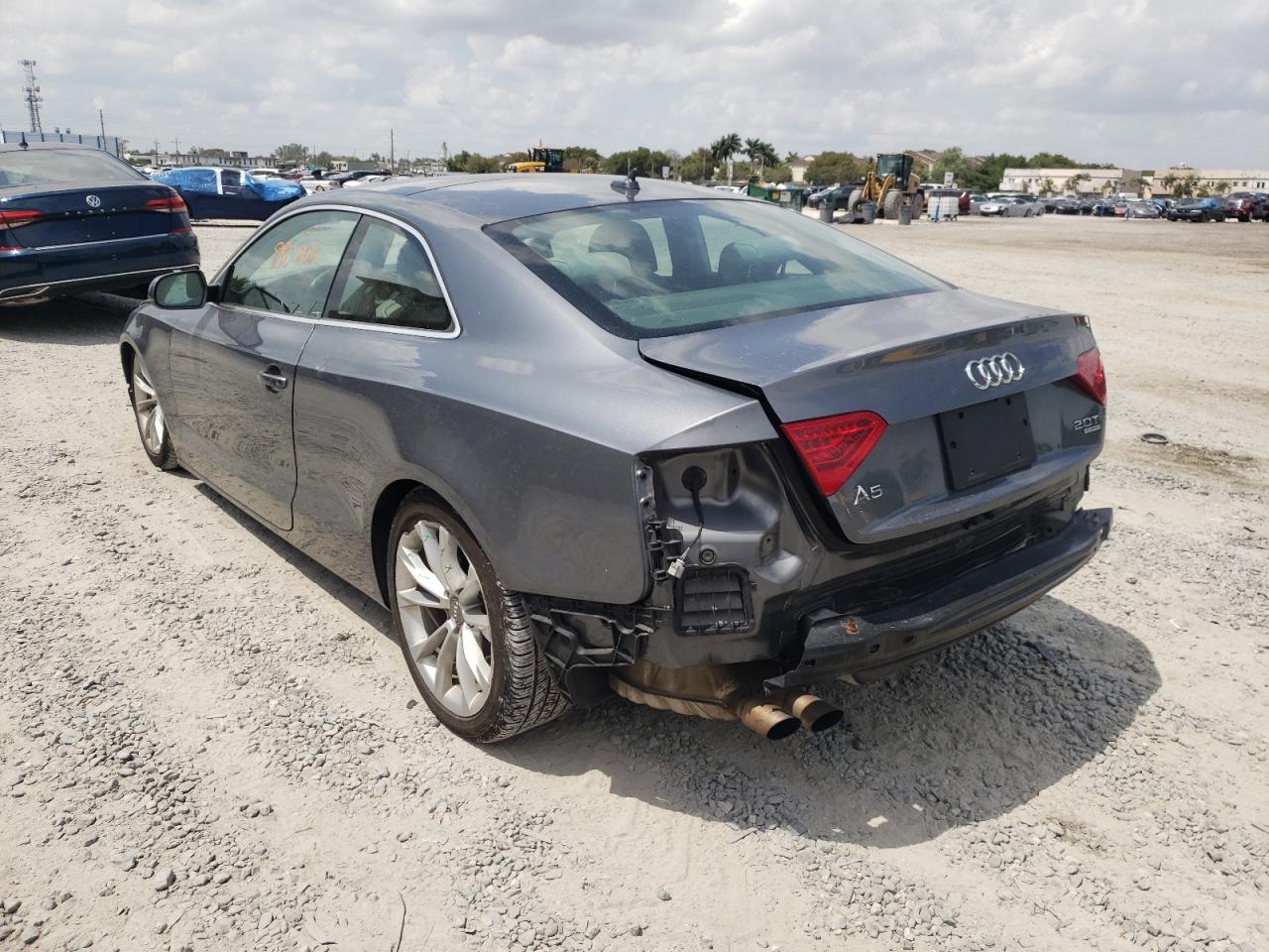 Photo 3 from auction – 2013 AUDI A5 PREMIUM with VIN WAULFAFR3DA052856