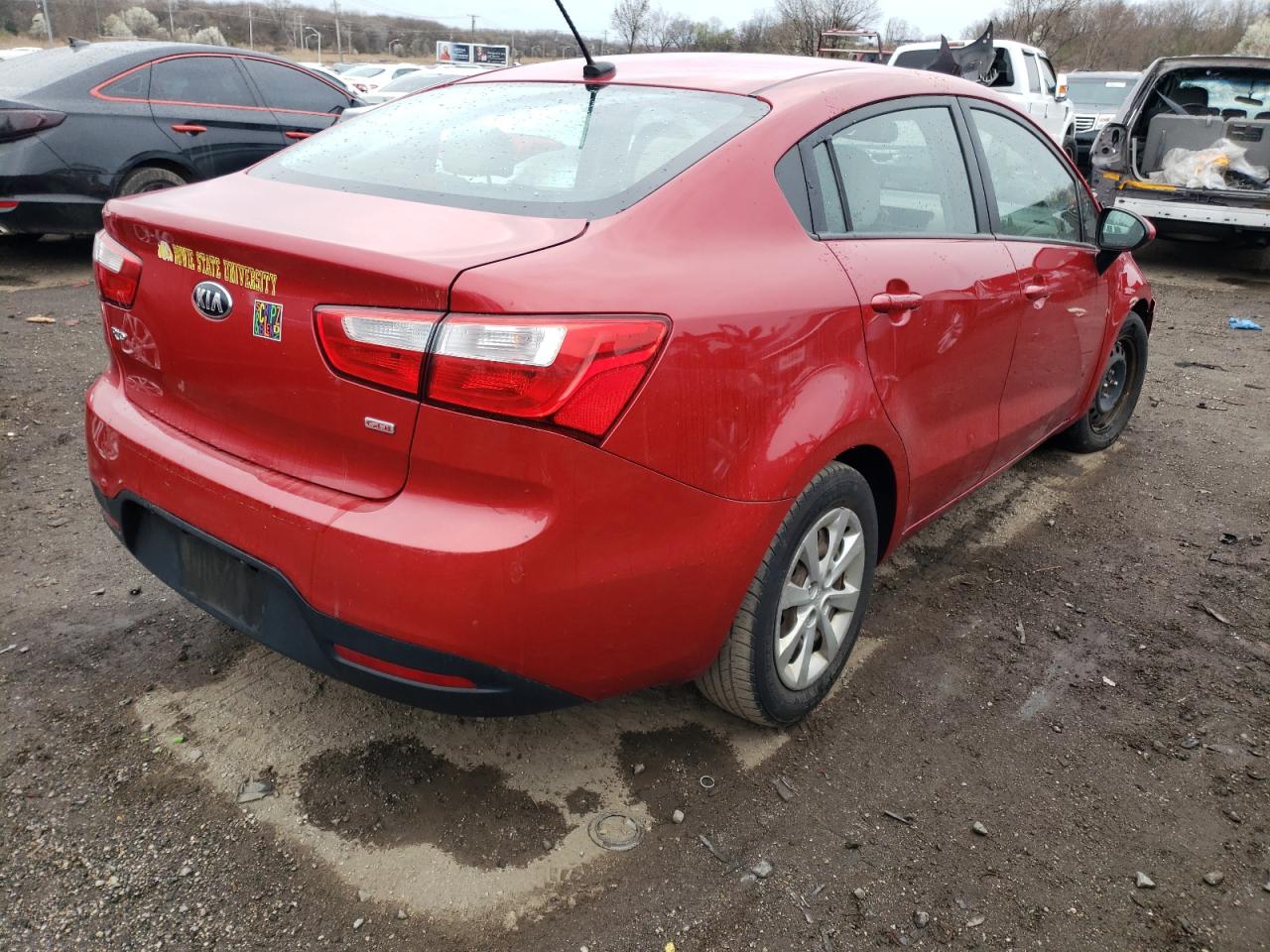 Photo 4 from auction – 2014 KIA RIO LX with VIN KNADM4A36E6358307