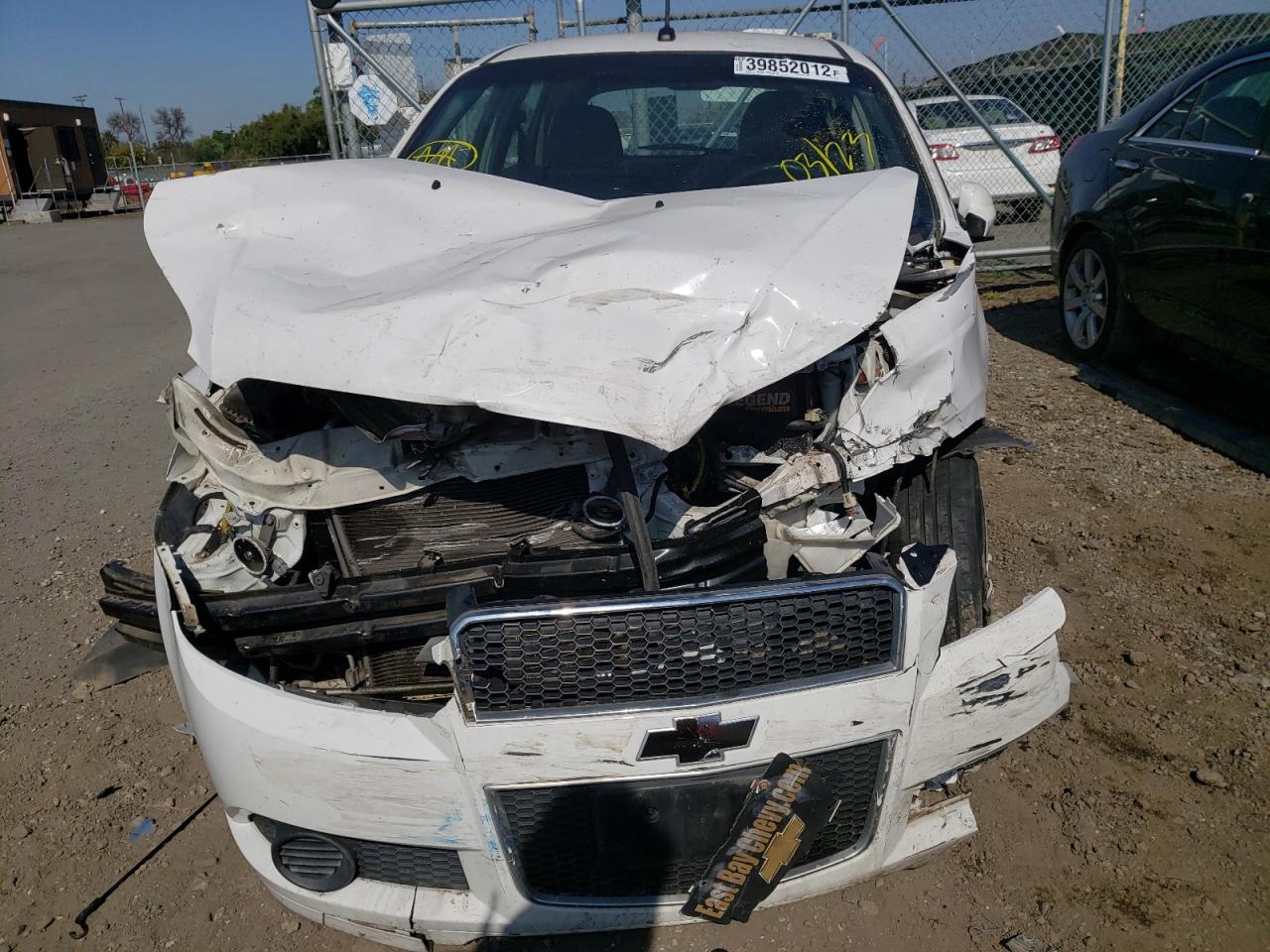 Photo 9 from auction – 2009 CHEVROLET AVEO LS with VIN KL1TD66E79B657930