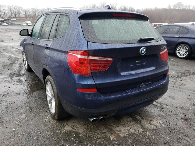 Photo 3 from auction – 2016 BMW X3 XDRIVE2 with VIN 5UXWX9C50G0D94418
