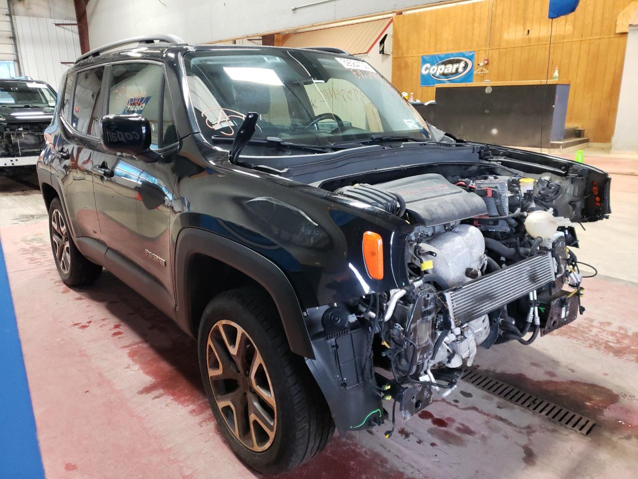 JEEP RENEGADE L 2017 with VIN ZACCJBBB5HPE42296 - Photo from auction
