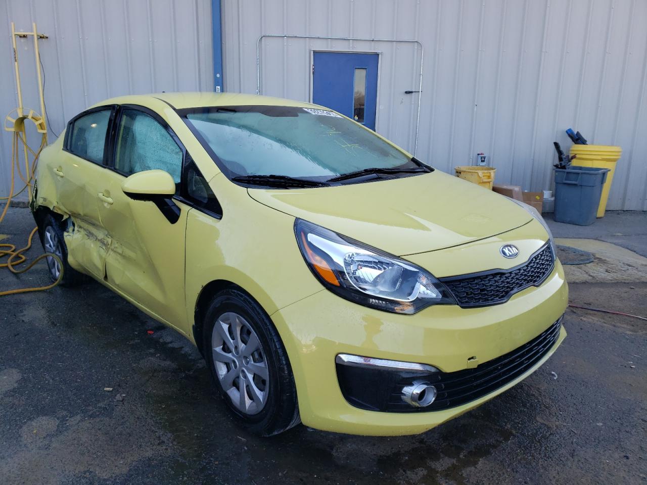 KIA RIO LX 2016 with VIN KNADM4A33G6599566 - Photo from auction