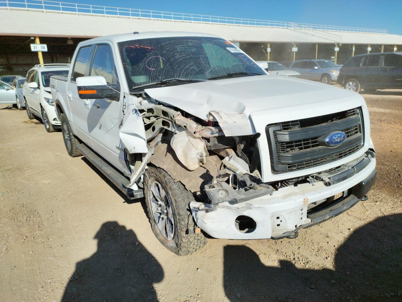 FORD F150 SUPER 2013 with VIN 1FTFW1ETXDFC35378 - Photo from auction
