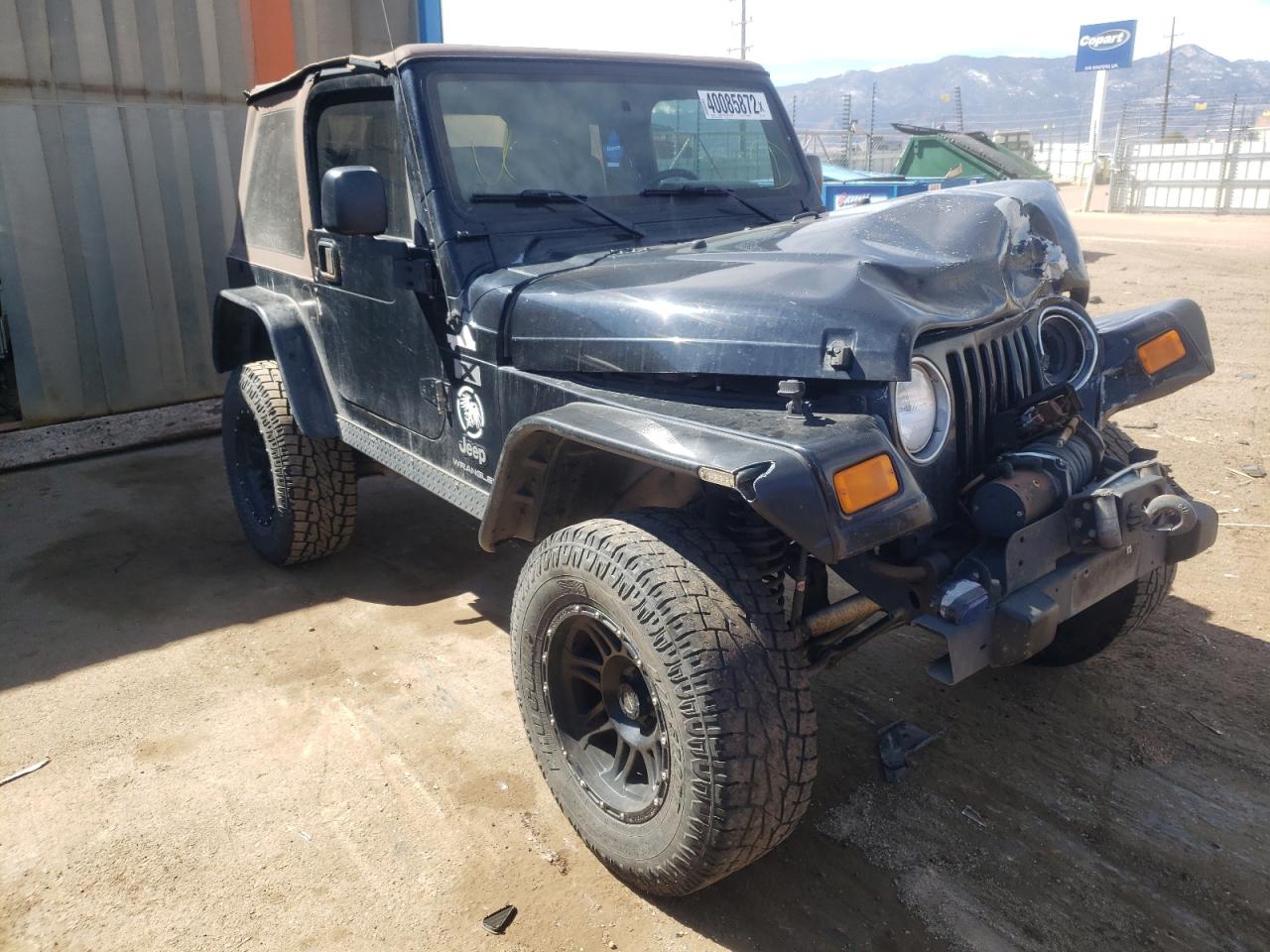 JEEP WRANGLER C 2003 with VIN 1J4FA39S33P353982 - Photo from auction