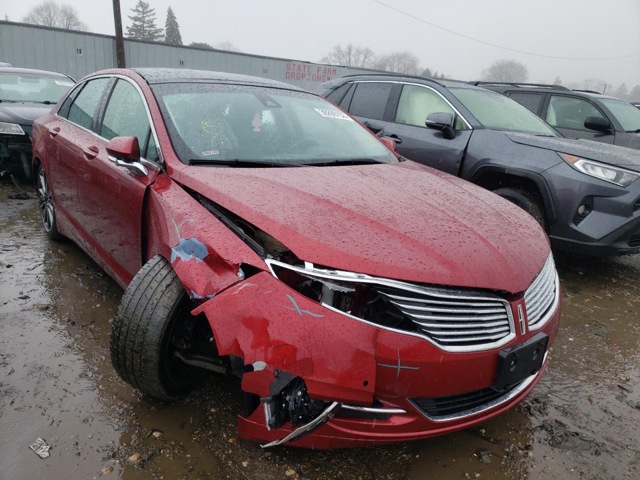 LINCOLN MKZ 2013 with VIN 3LN6L2JK5DR806625 - Photo from auction