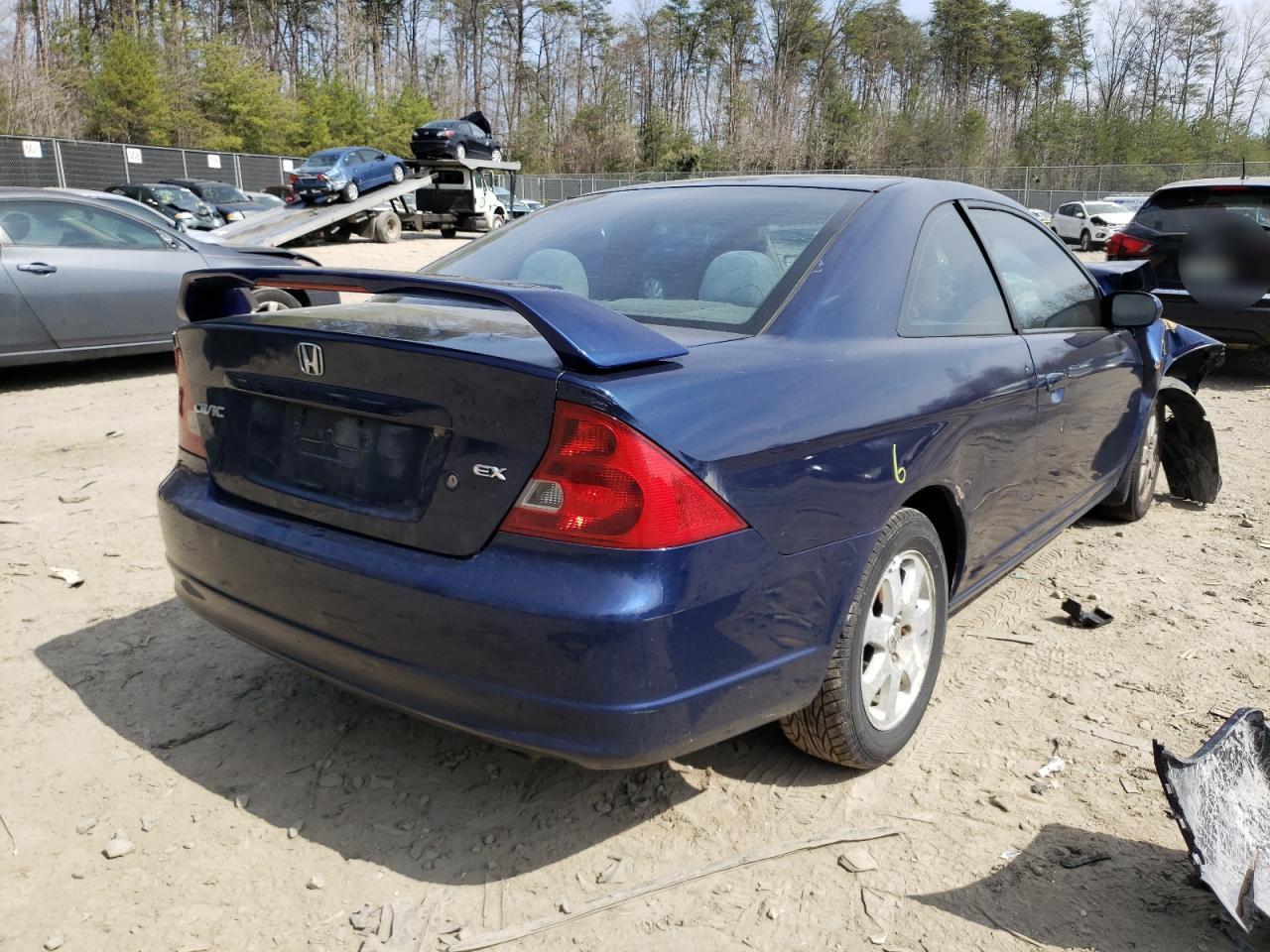Photo 4 from auction – 2003 HONDA CIVIC EX with VIN 1HGEM22973L006240