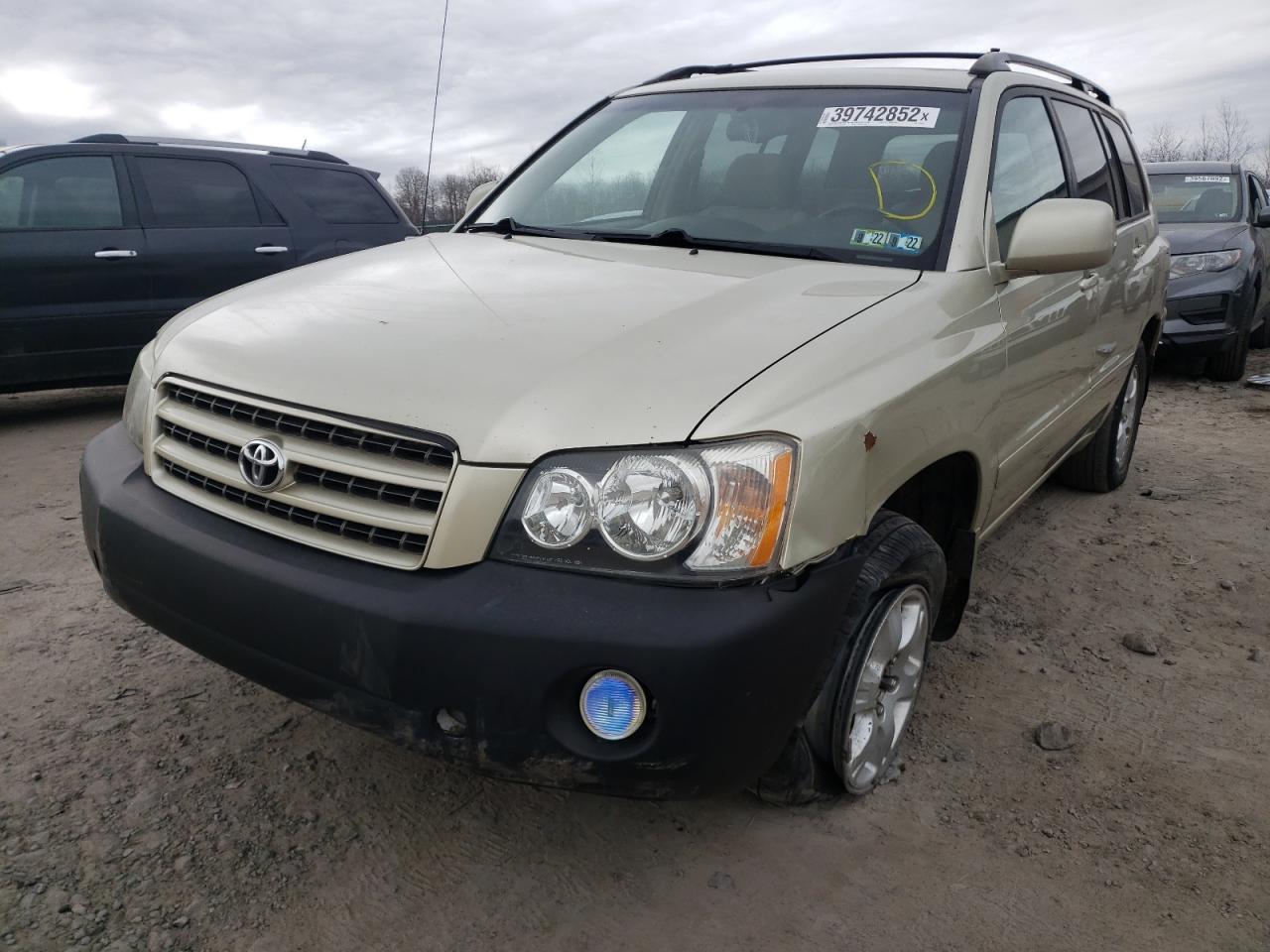 Photo 2 from auction – 2003 TOYOTA HIGHLANDER with VIN JTEHF21A930129858