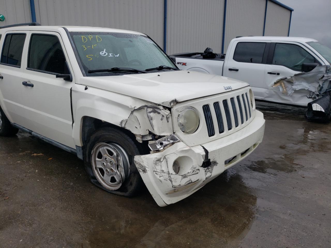 Photo 9 from auction – 2008 JEEP PATRIOT SP with VIN 1J8FT28098D599513