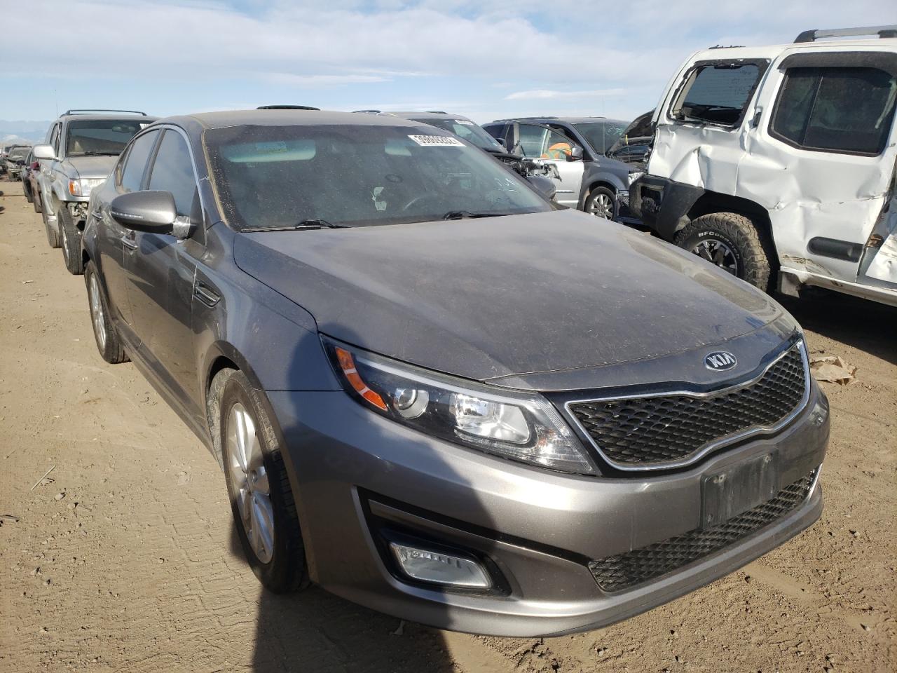 KIA OPTIMA LX 2014 with VIN 5XXGM4A76EG329720 - Photo from auction