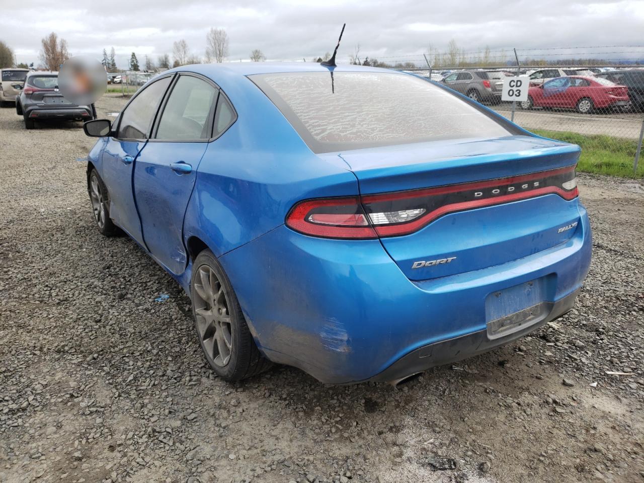 Photo 3 from auction – 2015 DODGE DART SXT with VIN 1C3CDFBB0FD174806